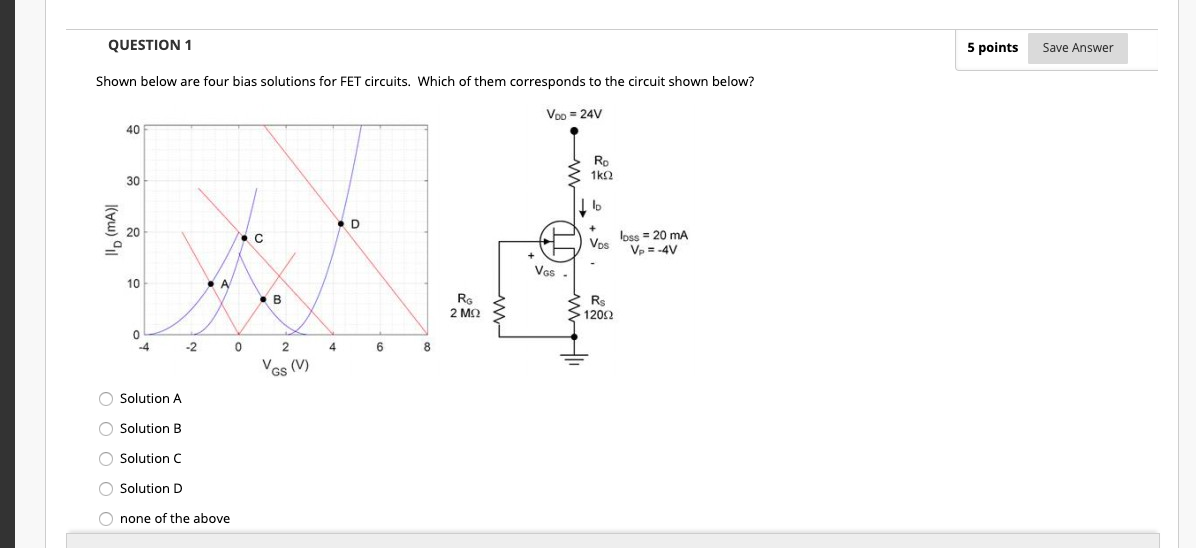 Solved QUESTION 1 5 points Save Answer Shown below are four | Chegg.com
