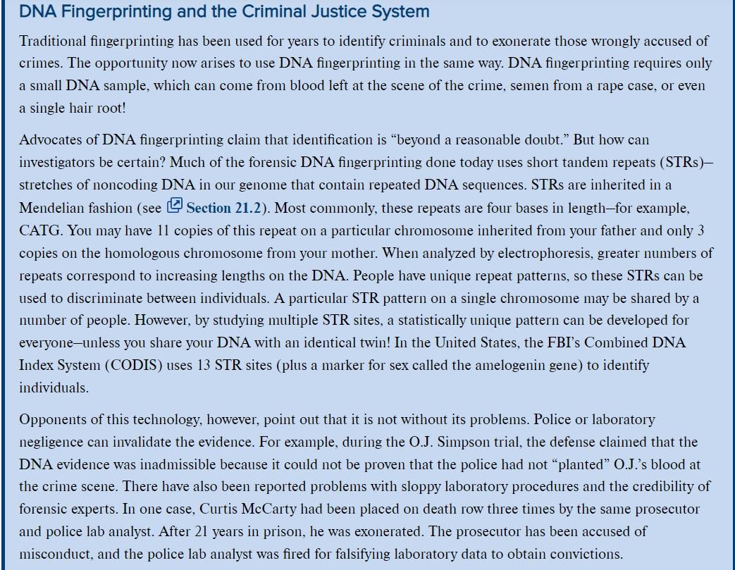 Solved Traditional Fingerprinting Has Been Used For Years To 