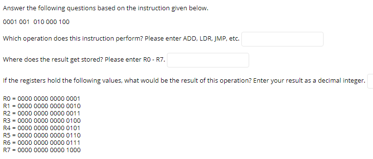 Solved Answer the following questions based on the | Chegg.com