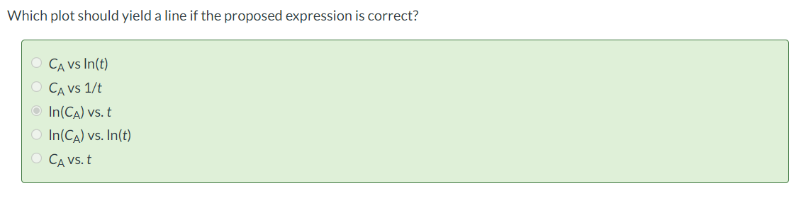 Solved The reaction A→B is carried out in a laboratory | Chegg.com