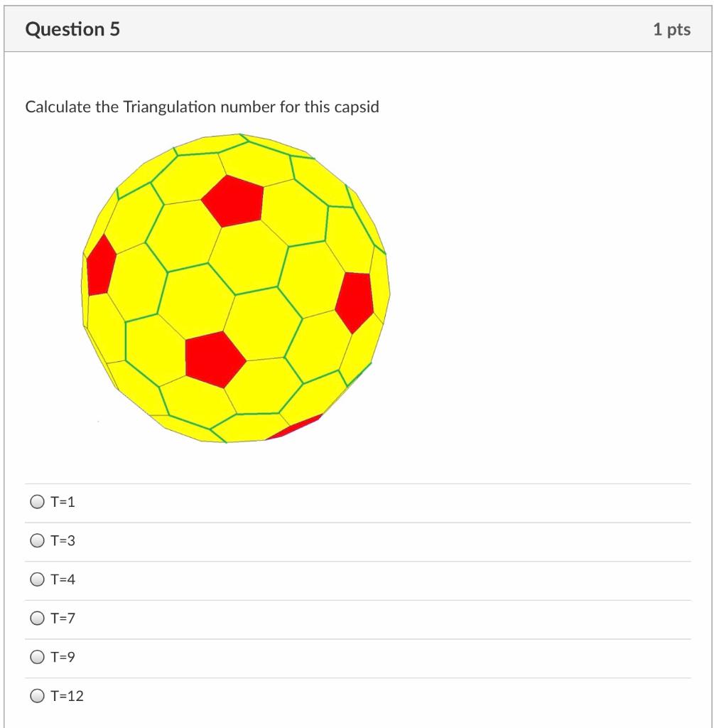 Solved Question 1 1 pts Calculate the Triangulation number | Chegg.com