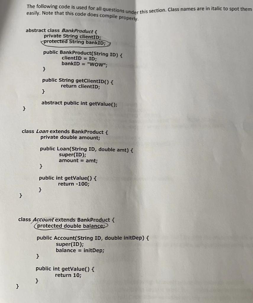 Solved easily. Note that this code does compile properly. | Chegg.com