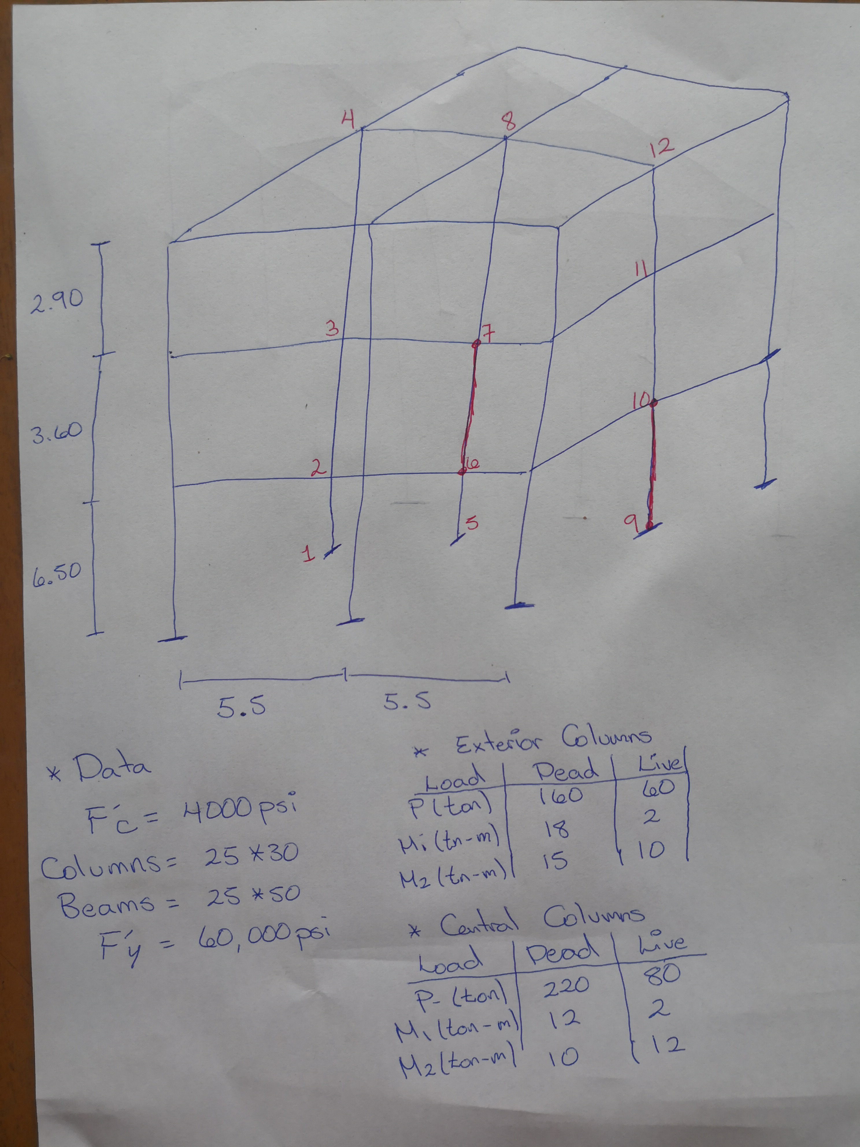 Solved Analyze And Design Column 7 6 ï And 10 9 Section Chegg