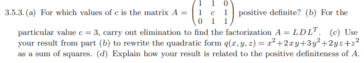 Solved How do you solve this problem? - Linear Algebra ( | Chegg.com