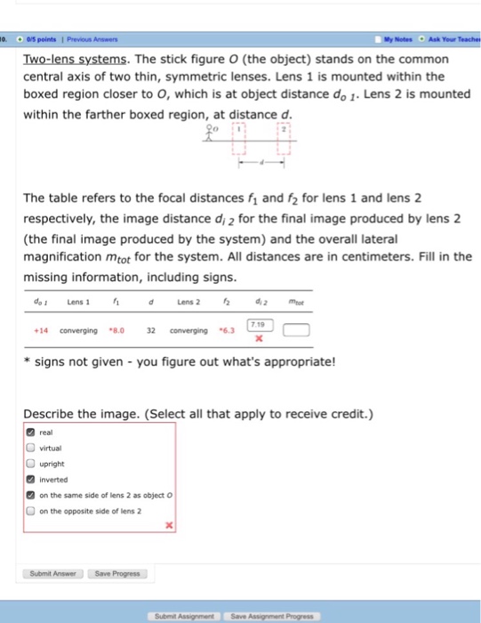 Solved o/S points 1 Previous Answers My Notes Ask Your | Chegg.com