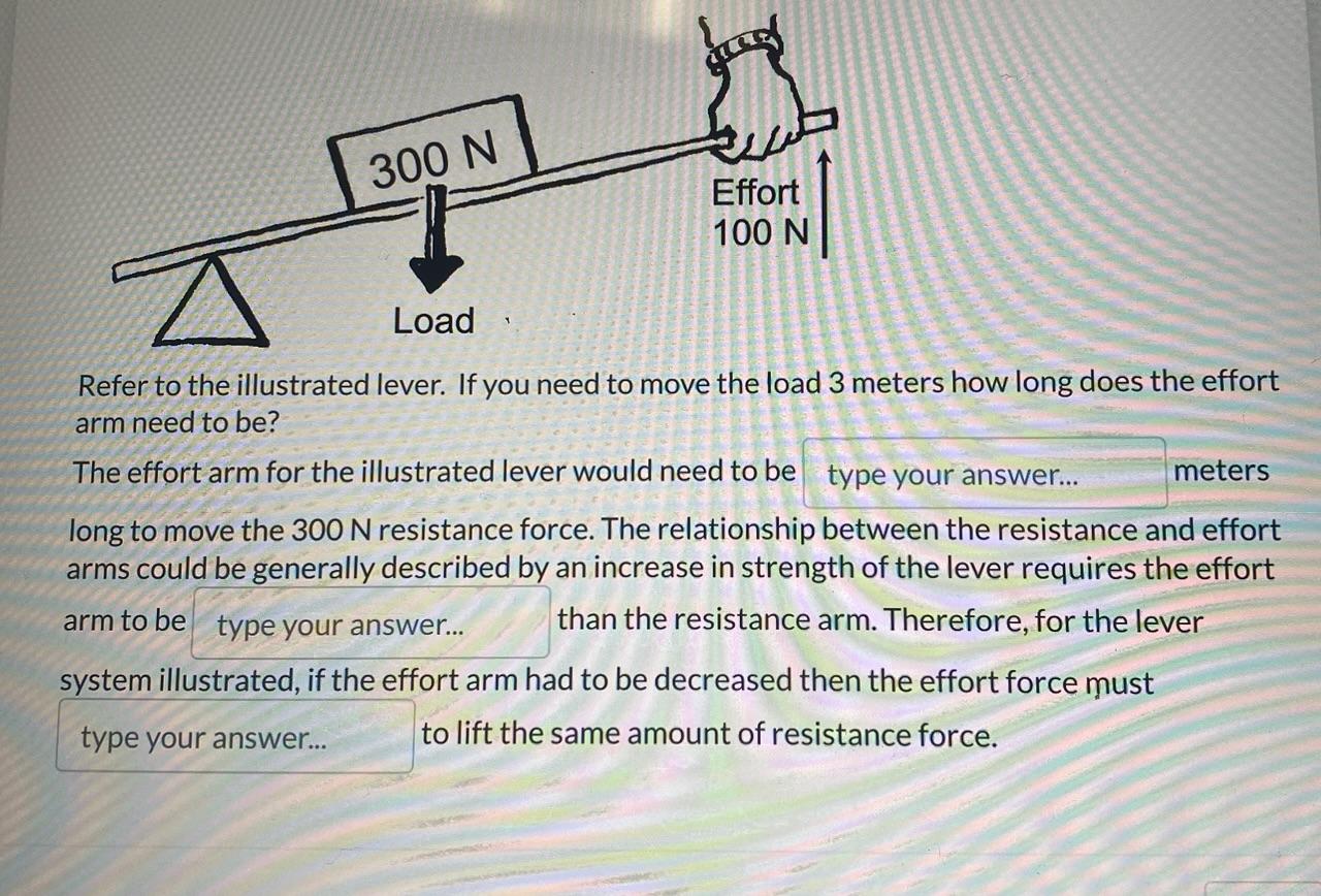 Solved Refer to the illustrated lever. If you need to move