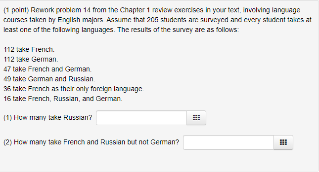 Solved (1 point) Rework problem 14 from the Chapter 1 review | Chegg.com