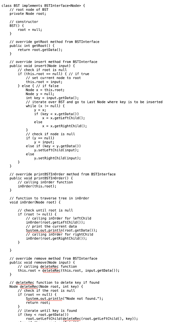 Solved 9.17 Lab Binary Search Tree Overview: You will create | Chegg.com