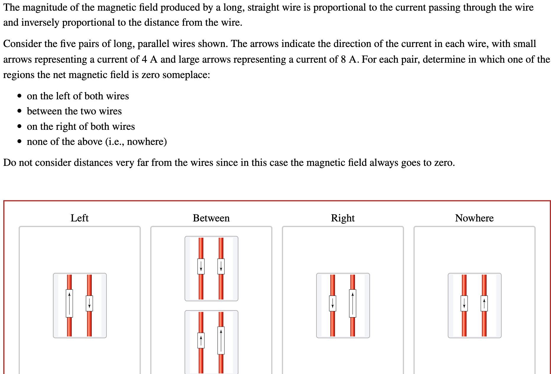 Solved The magnitude of the magnetic field produced by a | Chegg.com