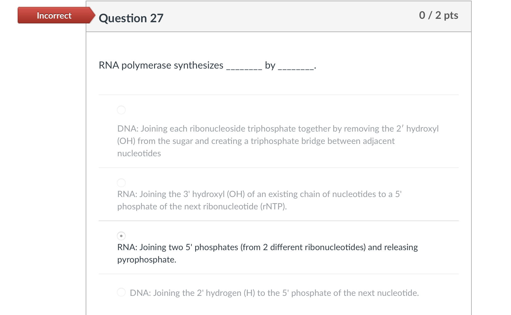 Solved Which of the following is true regarding DNA | Chegg.com