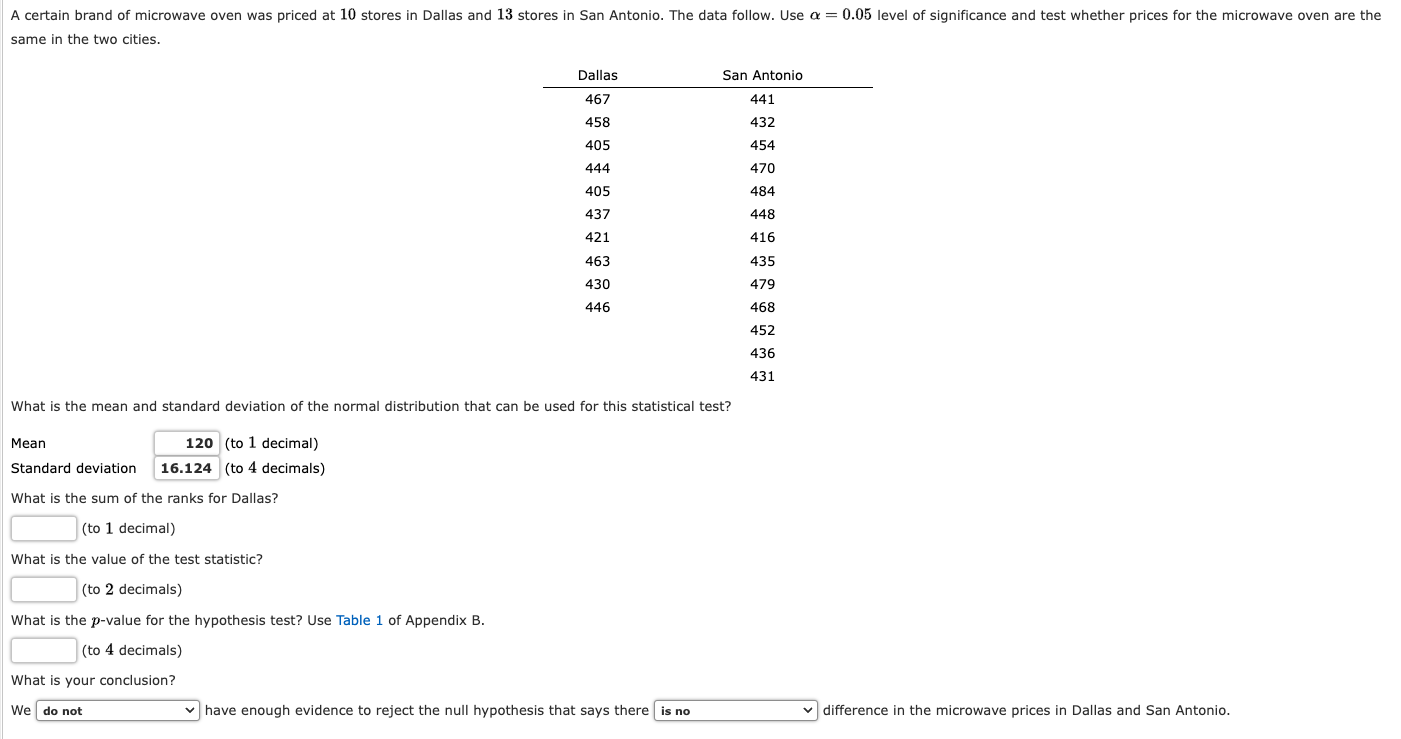 Solved A certain brand of microwave oven was priced at 10