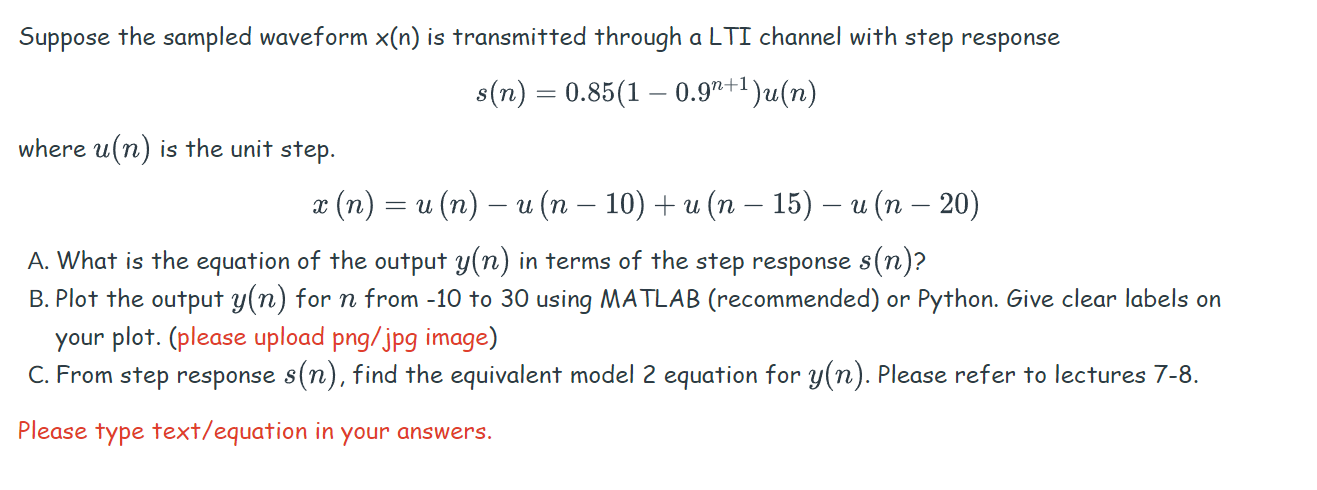 Solved For Part B, Please Use Matlab, And I Need Matlab Code | Chegg.com