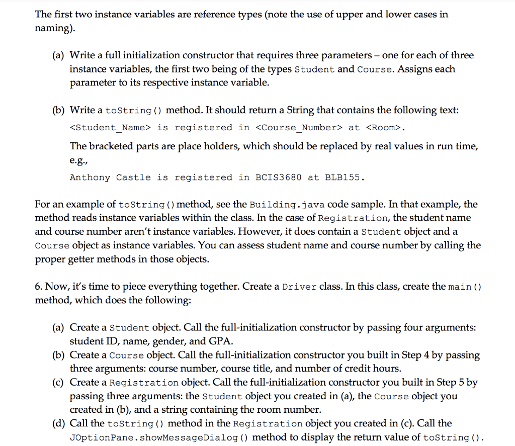 Solved Assignment 2 An Advantage Of Object Oriented Chegg Com