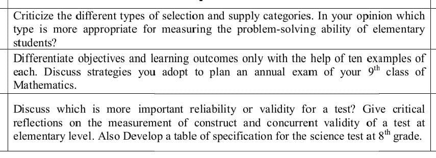 solved-criticize-the-different-types-of-selection-and-supply-chegg