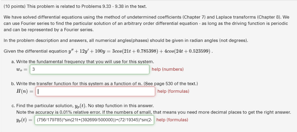 Solved (10 points) This problem is related to Problems 9.33 | Chegg.com