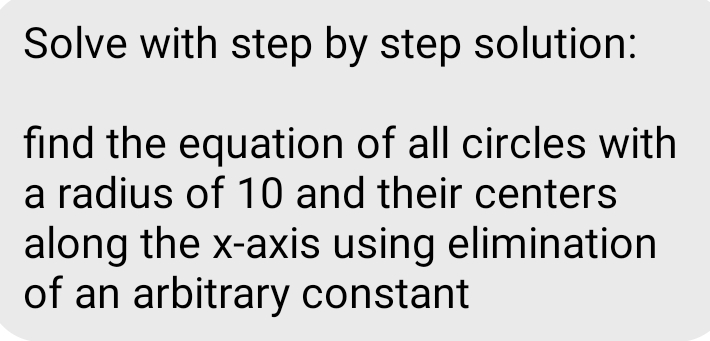 Solved Solve with step by step solution:find the equation of | Chegg.com