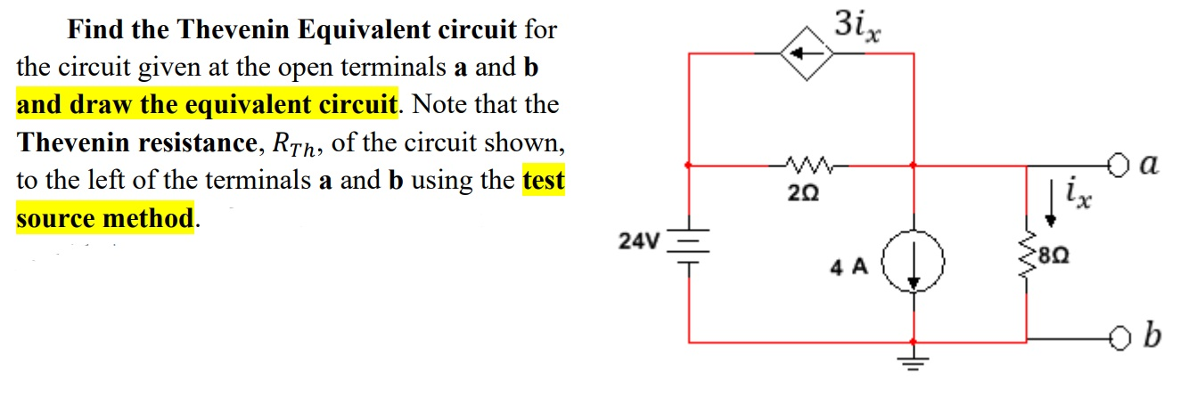 Solved Find The Thevenin Equivalent Circuit For The Circuit | Chegg.com