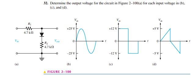 Solved 32. Determine the output voltage for the circuit in | Chegg.com