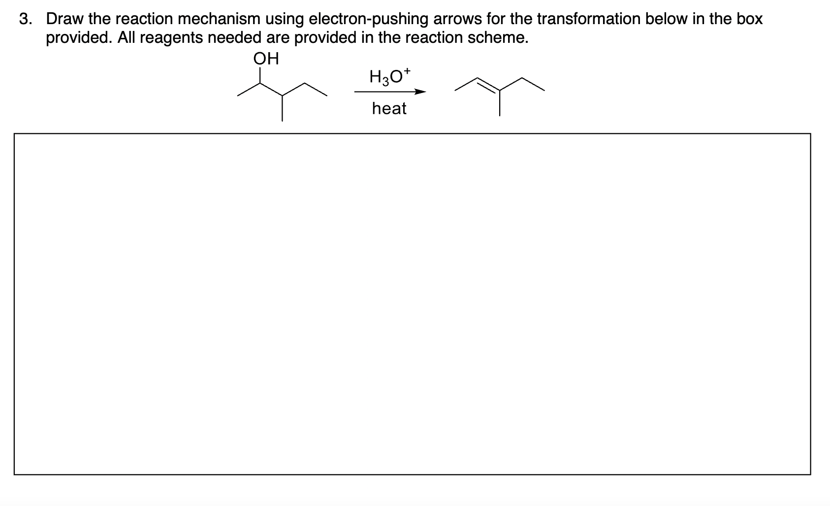 Solved Draw The Reaction Mechanism Using Electron-pushing | Chegg.com