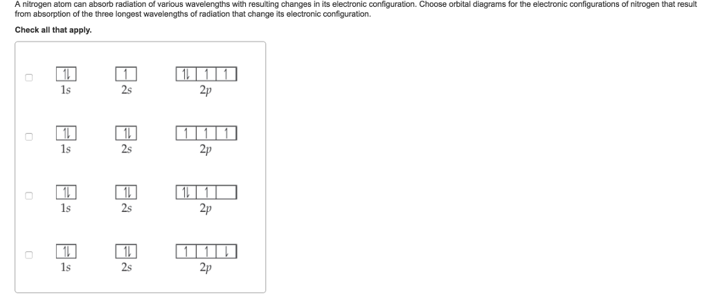Atomic Orbital Diagram For Nitrogen - Wiring Site Resource