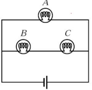 Solved The three light bulbs in the circuit all have the | Chegg.com