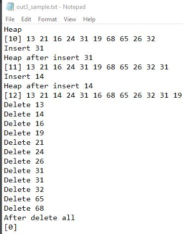 Solved Write a program in Python 3.0 that implements heap | Chegg.com