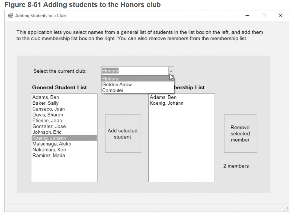 PROGRAM: VISUAL BASIC 6. Adding Students to 