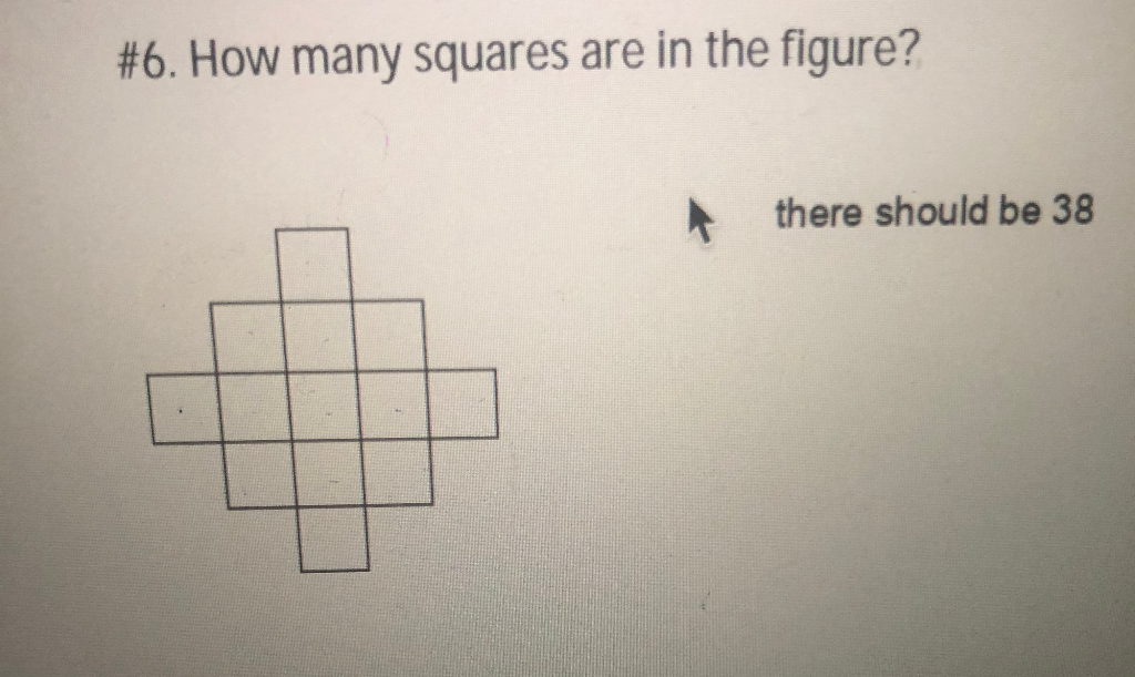 Using Figures In Math Square Solved How many squares are in the figure? there should be | Chegg.com