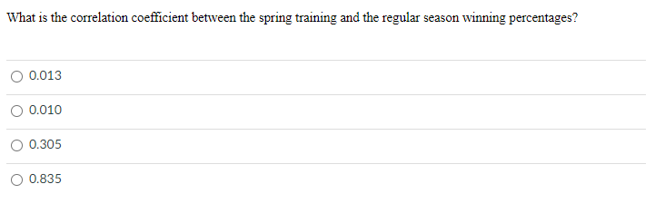 Solved Question 8 10 pts Does a major league baseball team's | Chegg.com
