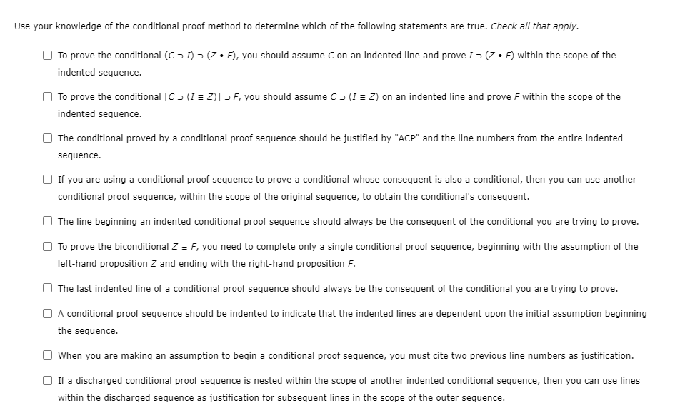 Solved Use your knowledge of the conditional proof method to | Chegg.com