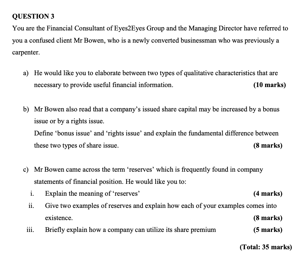 Solved Show All Workingsthis Question Has 3 Parts Which Is Chegg Com