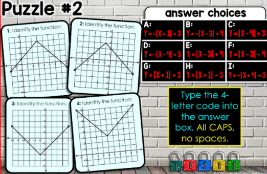 Solved Puzzle #2 2: Identify the function 1: Identify the | Chegg.com