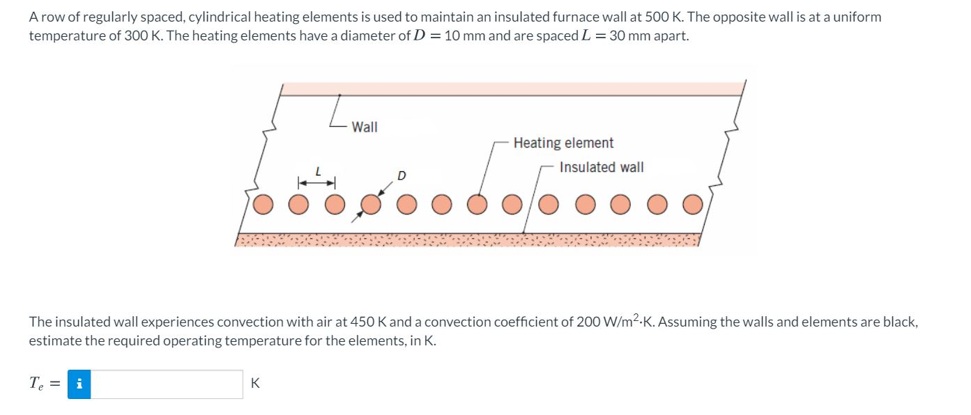 solved-a-row-of-regularly-spaced-cylindrical-heating-chegg