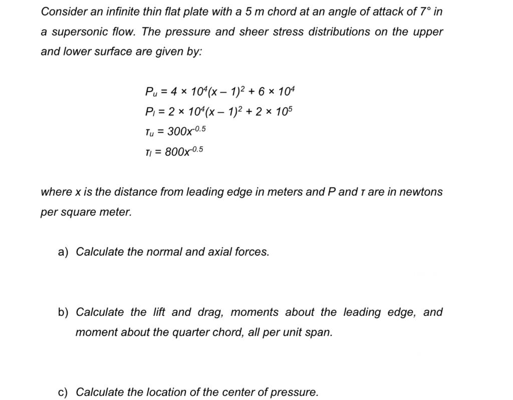 solved-consider-an-infinite-thin-flat-plate-with-a-5-m-chord-chegg