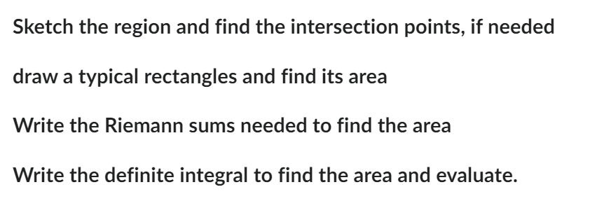 Solved Sketch the region and find the intersection points, | Chegg.com