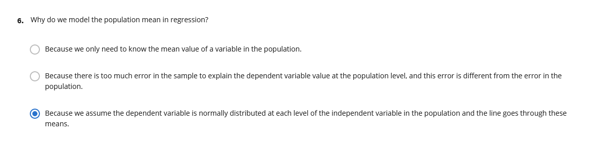 solved-6-why-do-we-model-the-population-mean-in-regression-chegg