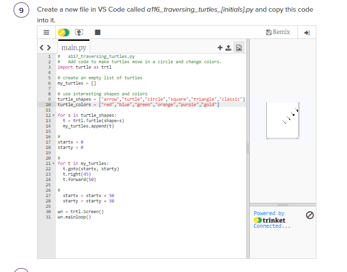 Solved Create a new file in VS Code called | Chegg.com