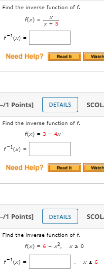 Solved I need help with my algebra homework. It would be | Chegg.com