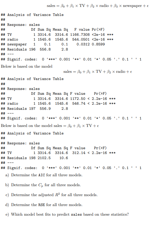 Solved I NEED C, D, and E at least. You can use the | Chegg.com