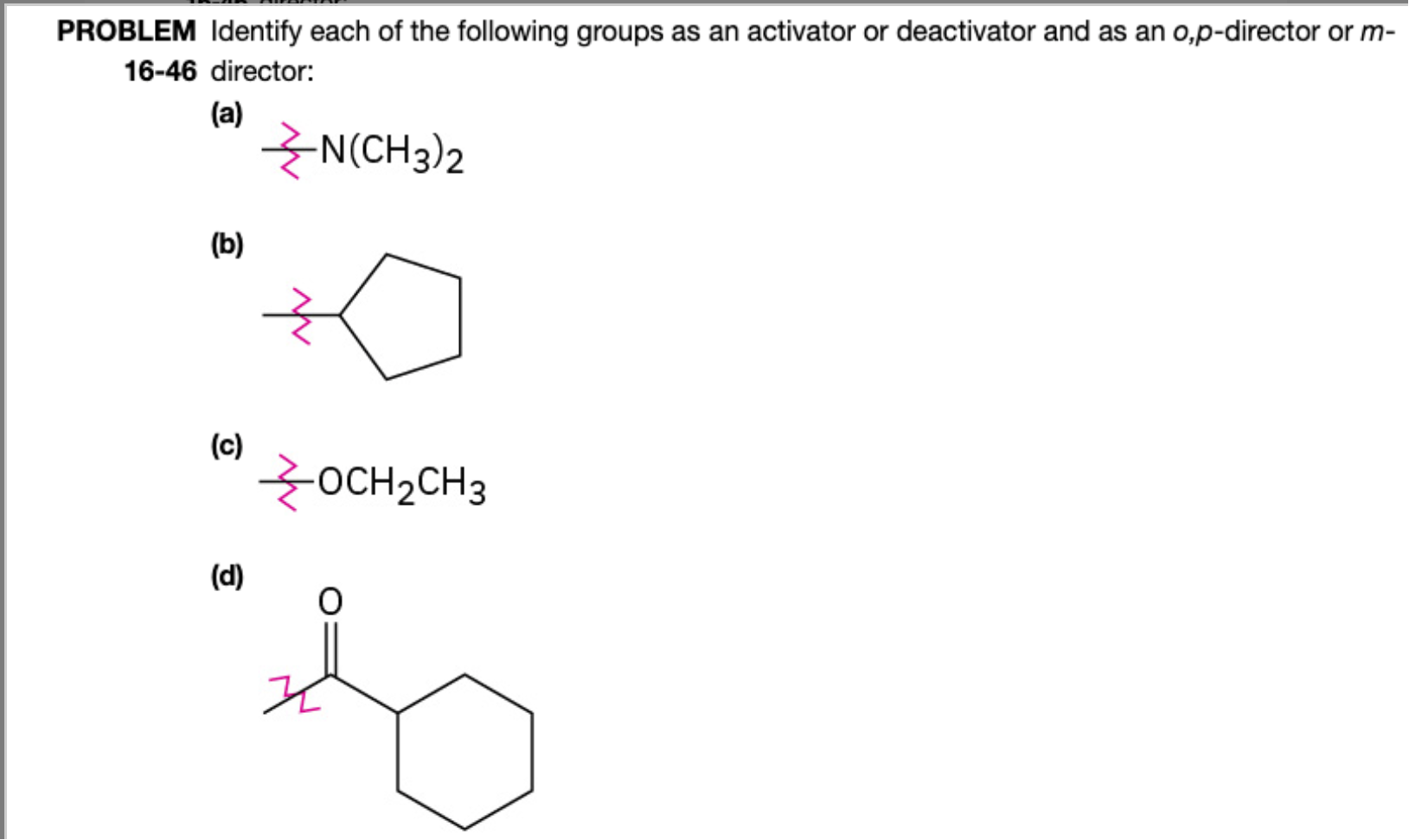 Solved 16 -46 ﻿Identify each of the following groups as an | Chegg.com