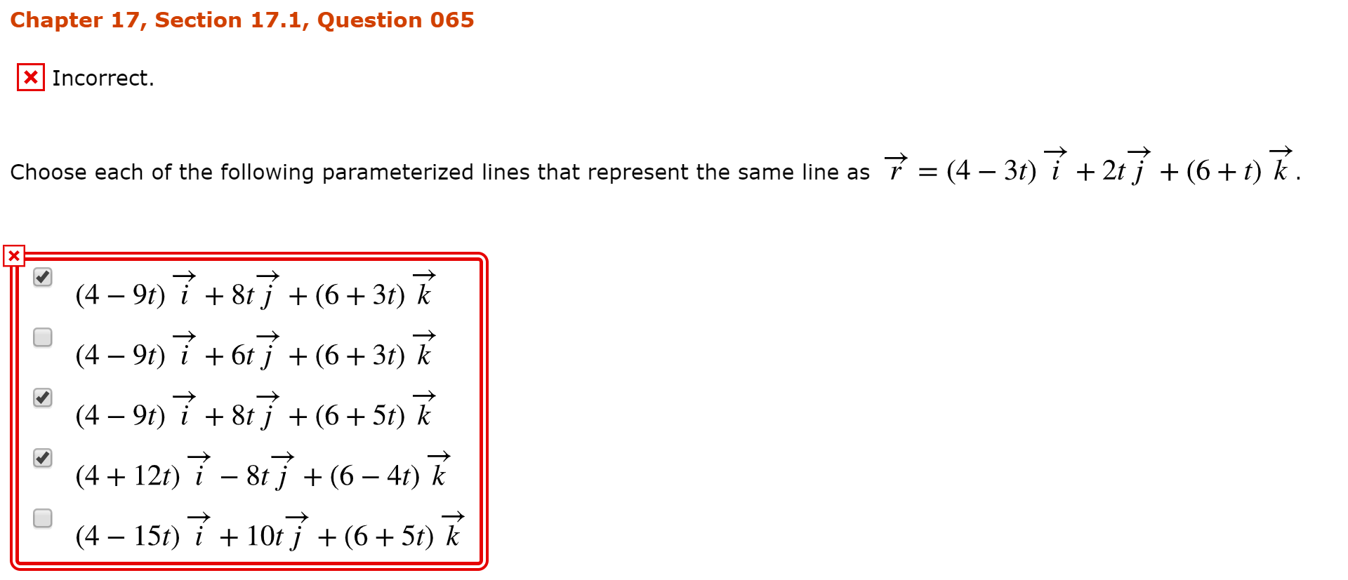 Solved Chapter 17 Section 17 1 Question 065 X Incorrec Chegg Com