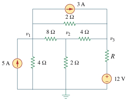 Solved In the circuit given below, R = 32 Ω. Using Source | Chegg.com