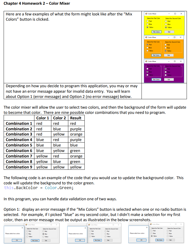 Solved In C# Visual Studio 2017, can someone assist with | Chegg.com