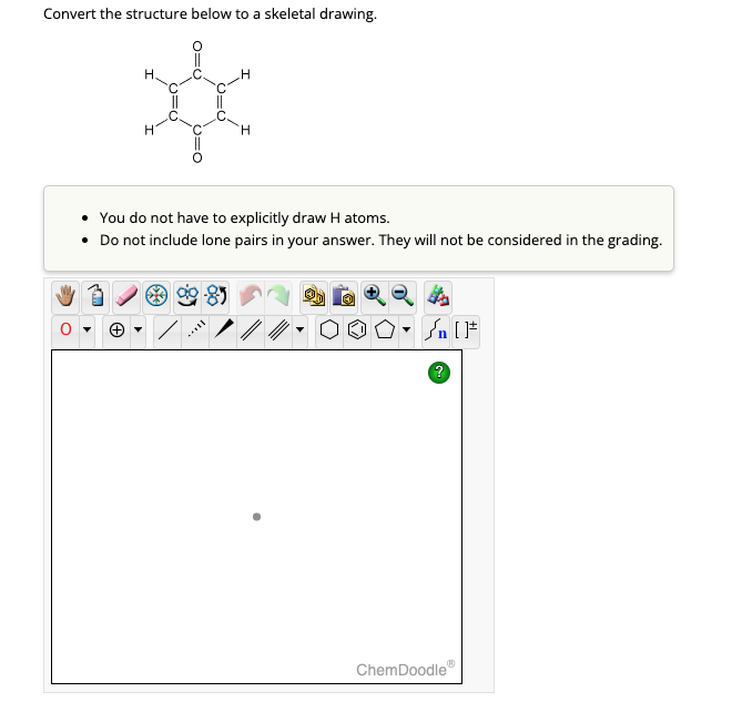 Solved Convert The Structure Below To A Skeletal Drawing.You | Chegg.com