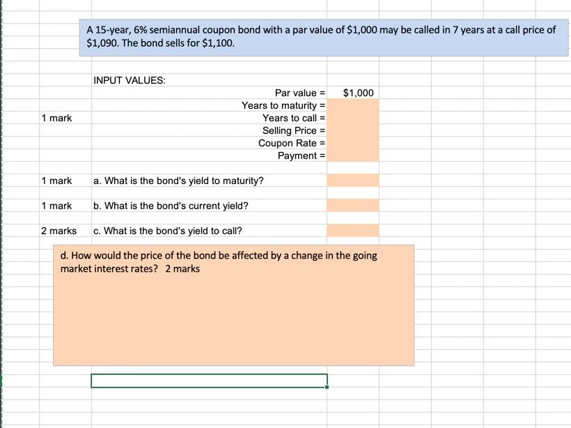 a-15-year-6-semiannual-coupon-bond-with-a-par-value-chegg