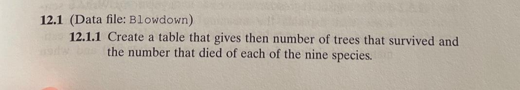 Use the data described in problem 12.1. Do the | Chegg.com
