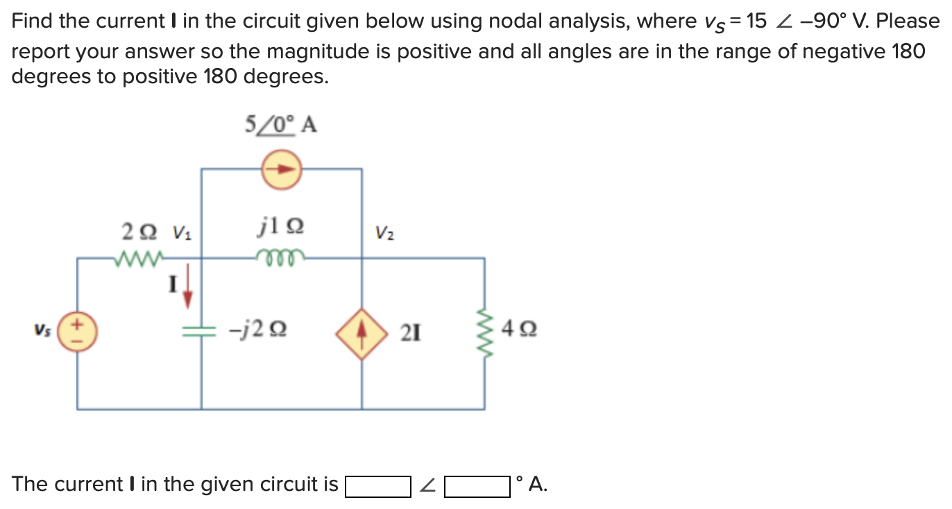 Solved Find the current I in the circuit given below using | Chegg.com