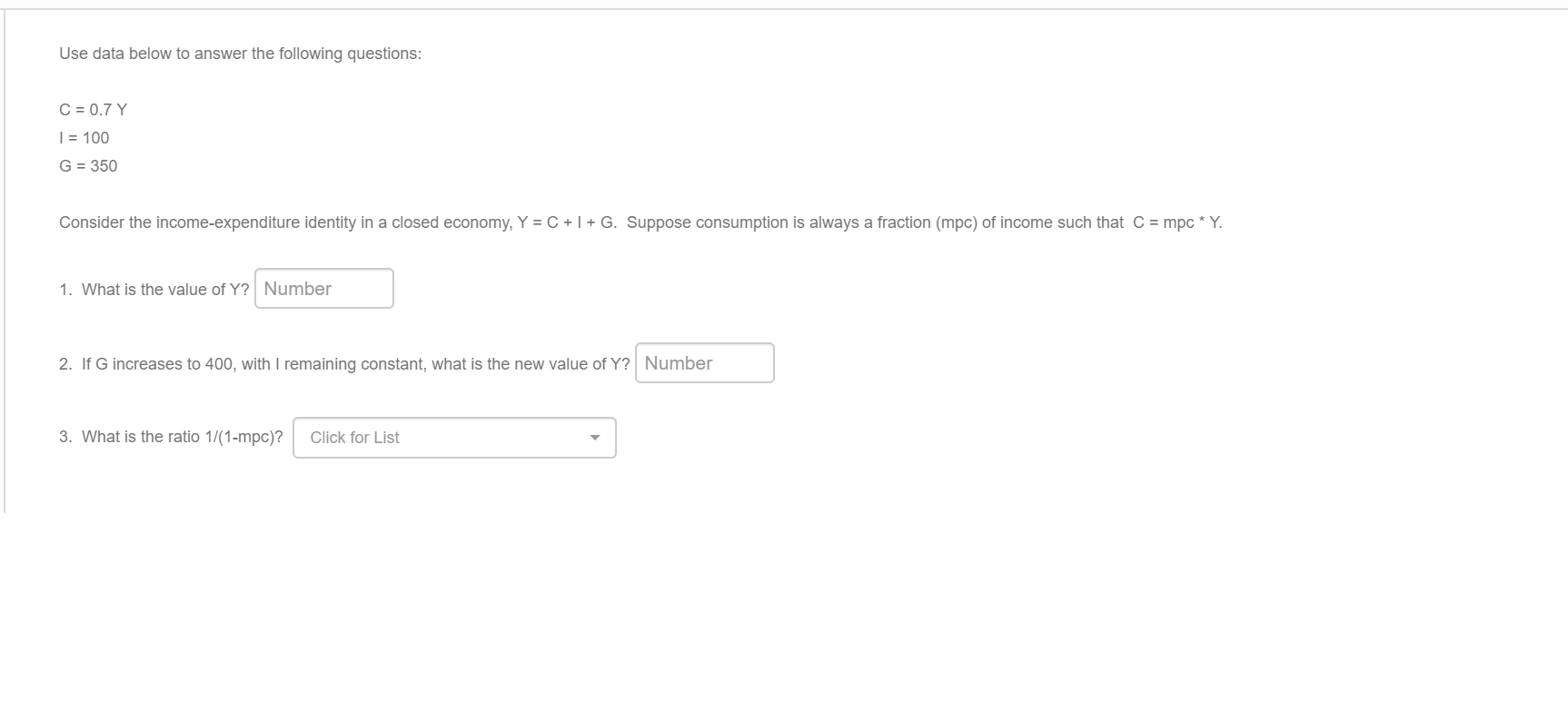 Solved Use data below to answer the following questions: C = | Chegg.com