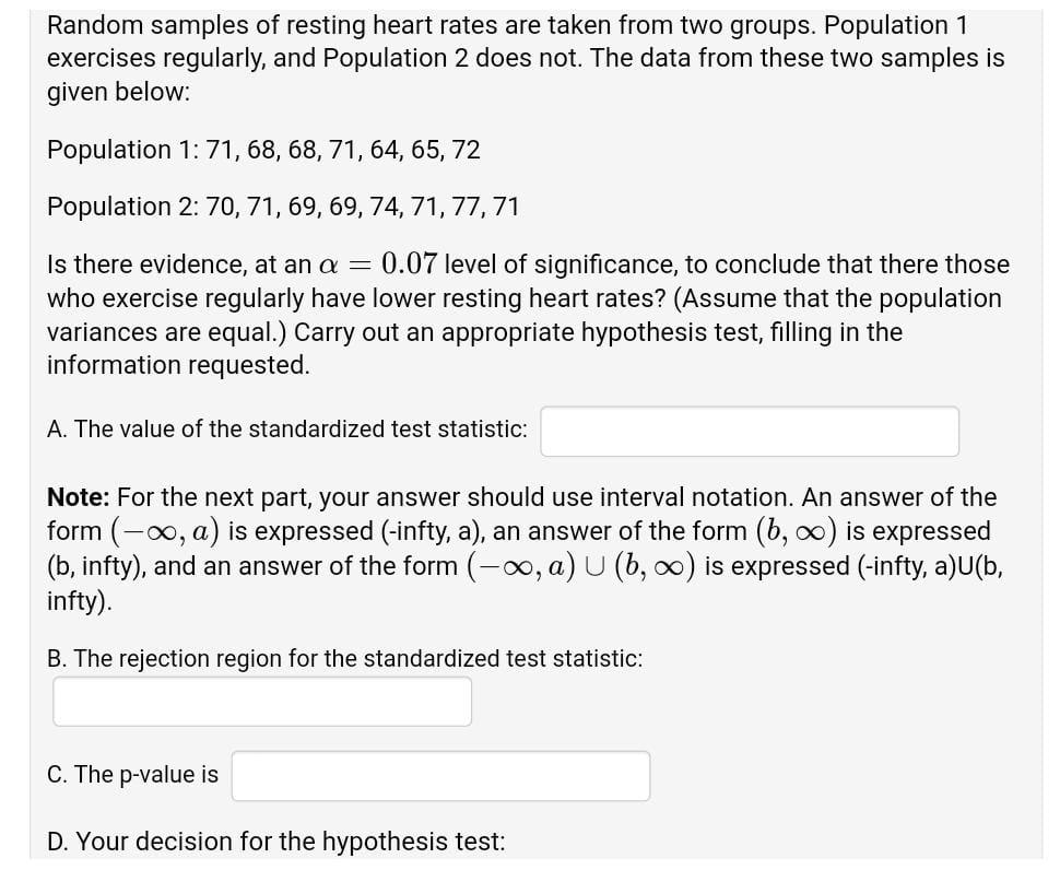 Solved (1 point) A random sample of n = 5 observations from | Chegg.com