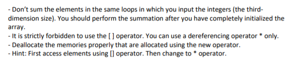 Static array definition: A static 3-D array has the | Chegg.com